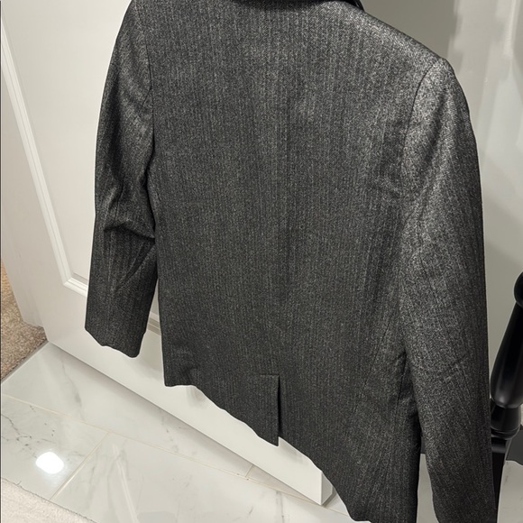 H&M Gray Herringbone Blazer - Picture 4 of 7